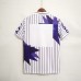 Fiorentina 91/92 Away White&Purple Soccer Jersey